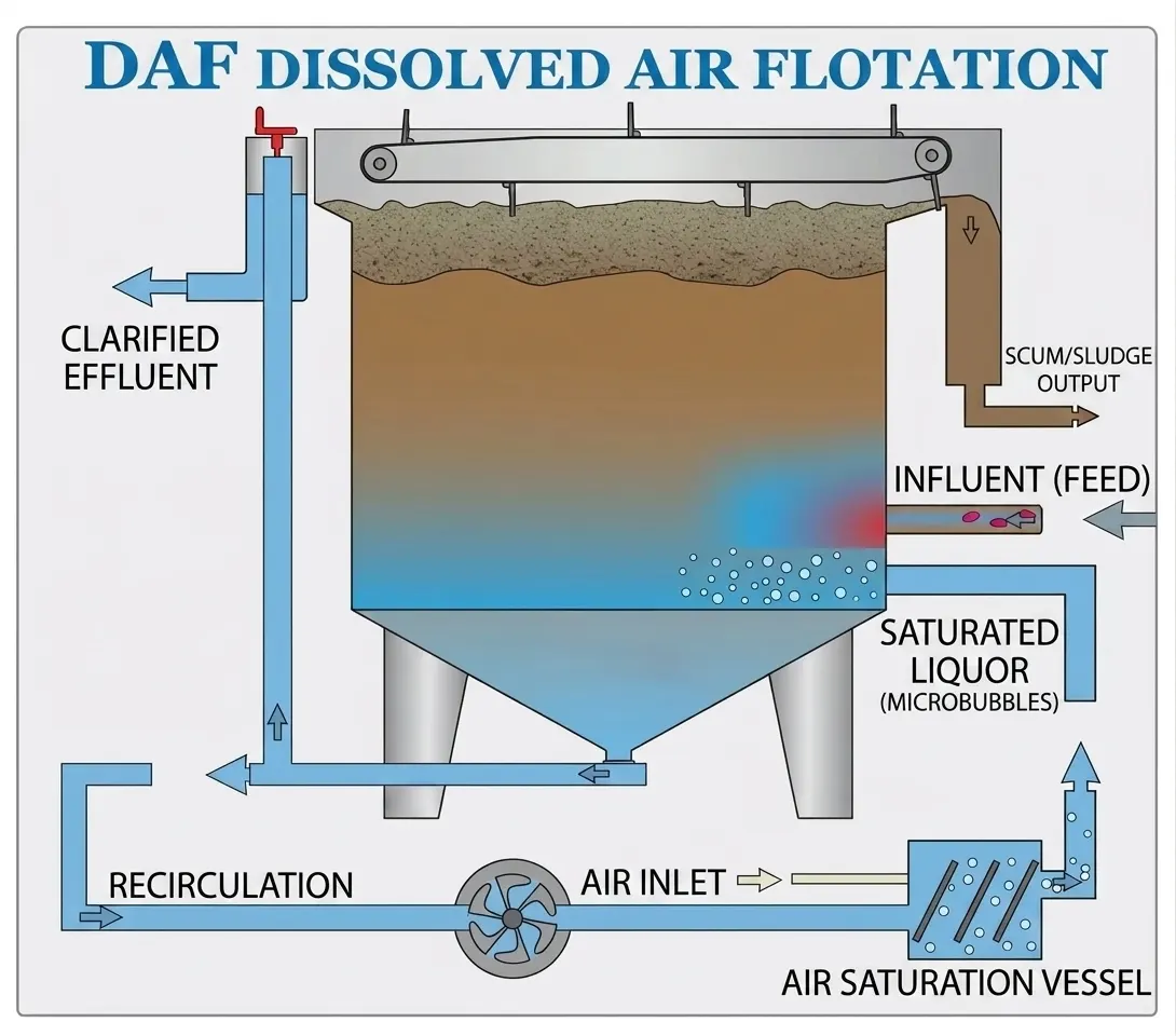 چربی گیر DAF - شماتیک
